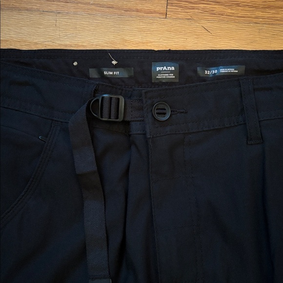 Prana Men's stretch Zion Slim Pant II- Black- 32 x 30 - Picture 3 of 5